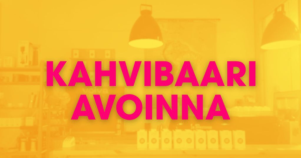 Kahvibaari avattu